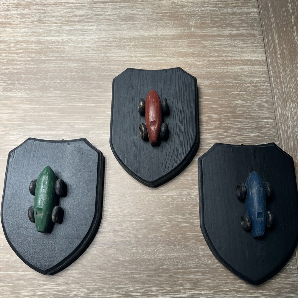 Restoration Hardware Kids Vintage Car Plaques